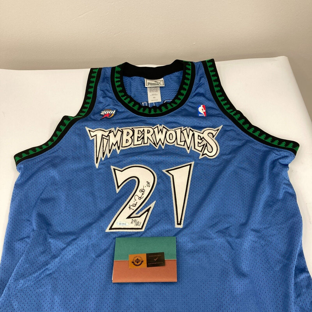 Kevin Garnett Signed Minnesota Timberwolves 2001 All Star Game Jersey UDA