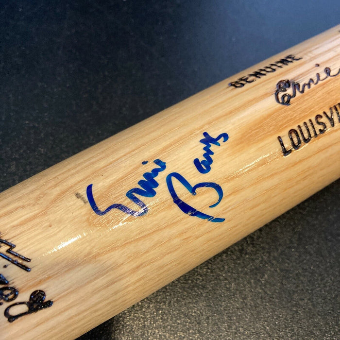 Ernie Banks Signed Louisville Slugger Game Model Baseball Bat JSA COA