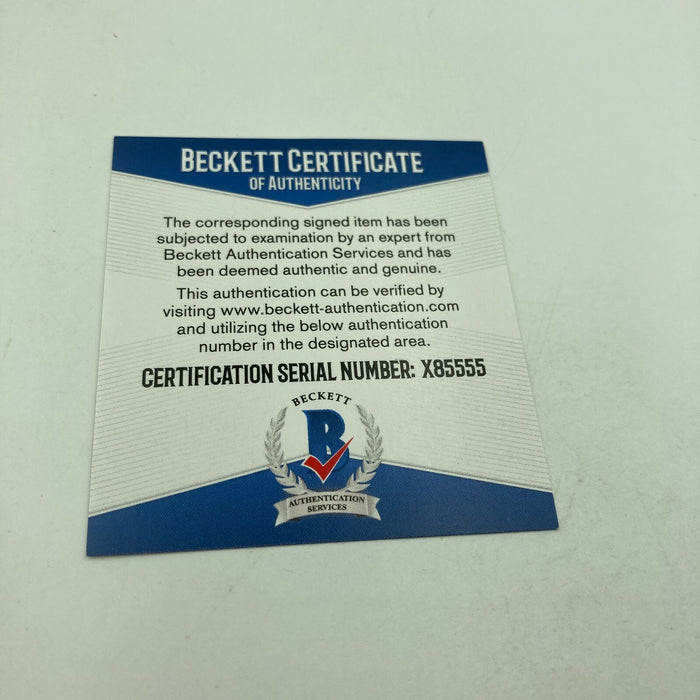 Rare Justin Bieber Signed Autographed Baseball With Beckett COA