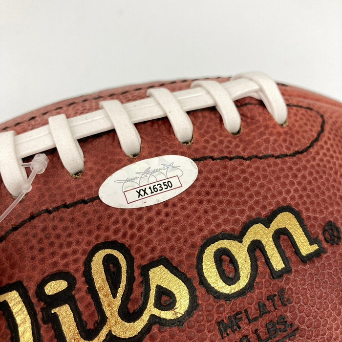 Bart Starr "MVP SB I & II" Signed Wilson NFL Game Football JSA Graded MINT 9