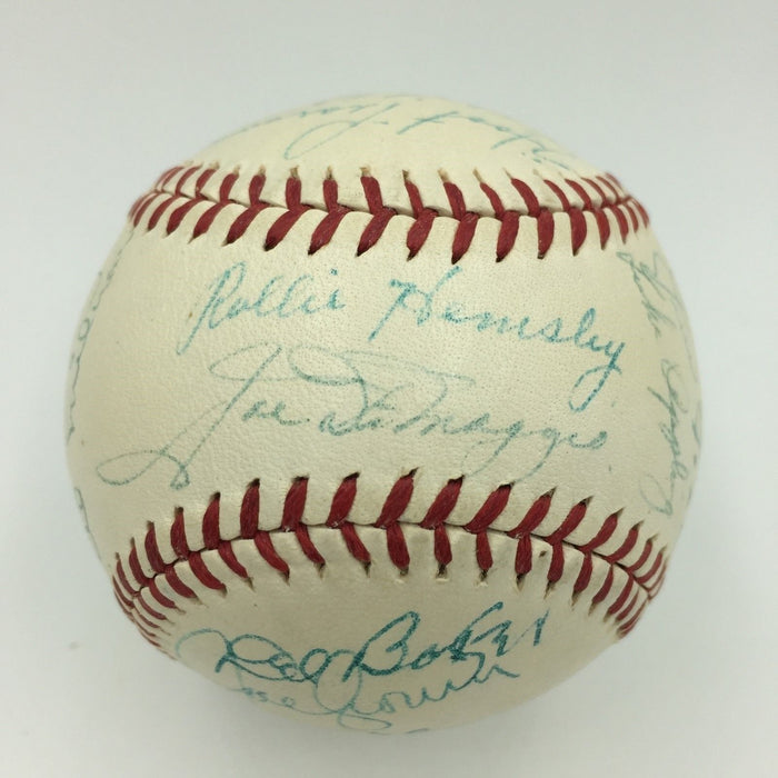 The Finest 1940 All Star Game Team Signed Baseball Jimmie Foxx Joe DiMaggio JSA