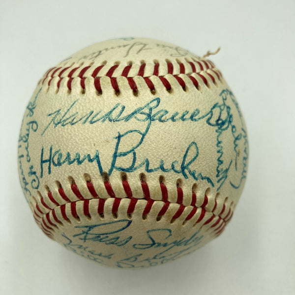 Beautiful 1967 Baltimore Orioles Team Signed American League Baseball JSA COA