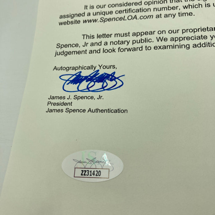 President Harry S. Truman Single Signed American League Baseball JSA COA