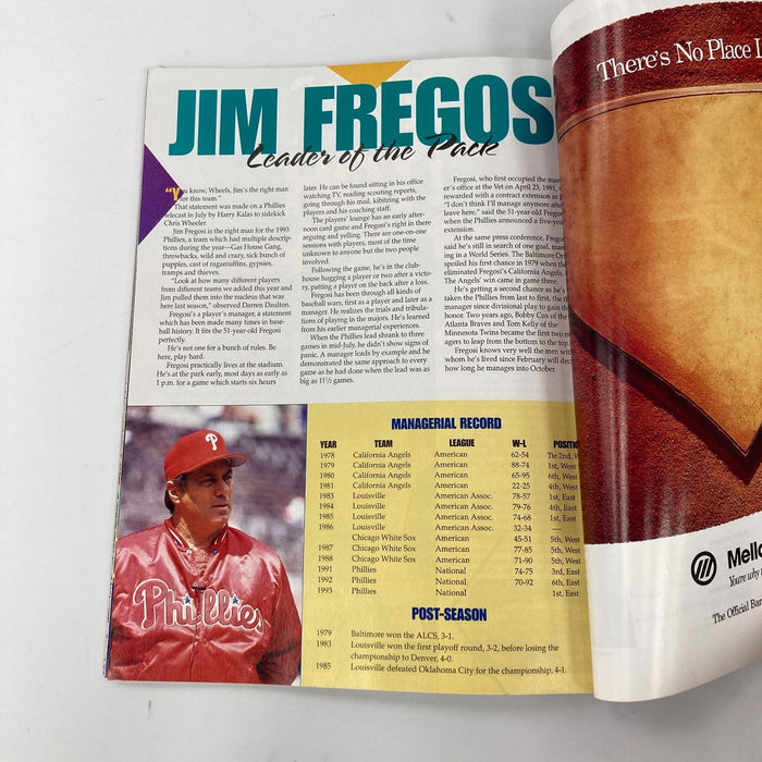 Paul Molitor Signed 1993 World Series Program JSA COA