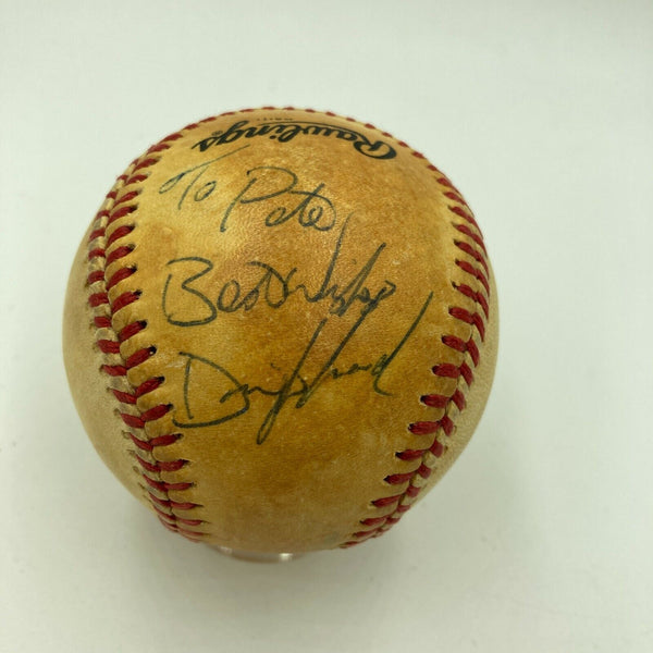 Dwight Doc Gooden Rookie Signed Vintage Official National League Feeney Baseball
