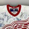 2007-08 Detroit Red Wings Stanley Cup Champs Team Signed Jersey JSA COA