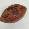 Clyde Bulldog Turner Signed NFL Wilson Game Football JSA COA RARE