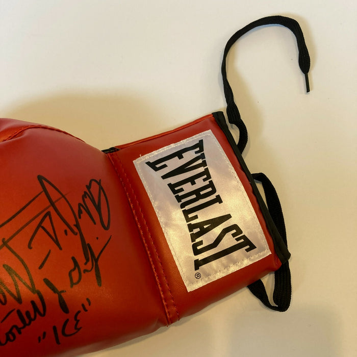 Montell Griffin William Joppy Fernando Vargas Winky Wright Signed Glove JSA COA