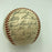 Nice 1953 Milwaukee Braves Team Signed National League Baseball JSA COA