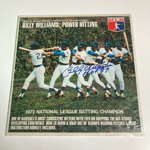 Billy Williams Signed 1972 Vintage LP Record Album Chicago Cubs JSA COA