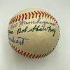 Roger Peckinpaugh  Bob Shawkey Joe Dugan Joe Wood Signed Baseball JSA COA