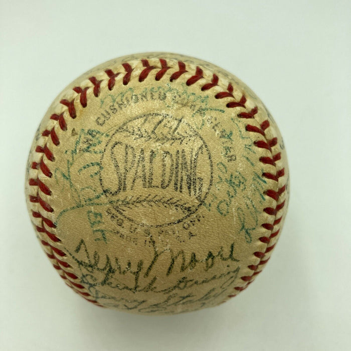 1946 St. Louis Cardinals World Series Champs Team Signed Baseball Musial JSA COA