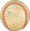 1951 Kansas City Blues Team Signed Baseball Mickey Mantle Minor League JSA COA