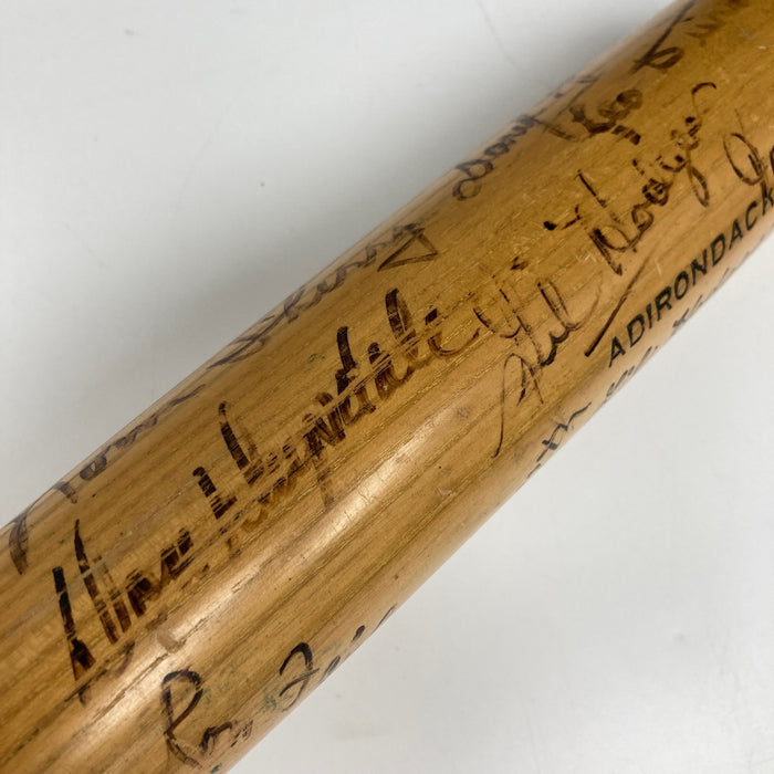 1961 Los Angeles Dodgers Team Signed Gil Hodges Game Bat Sandy Koufax PSA & JSA