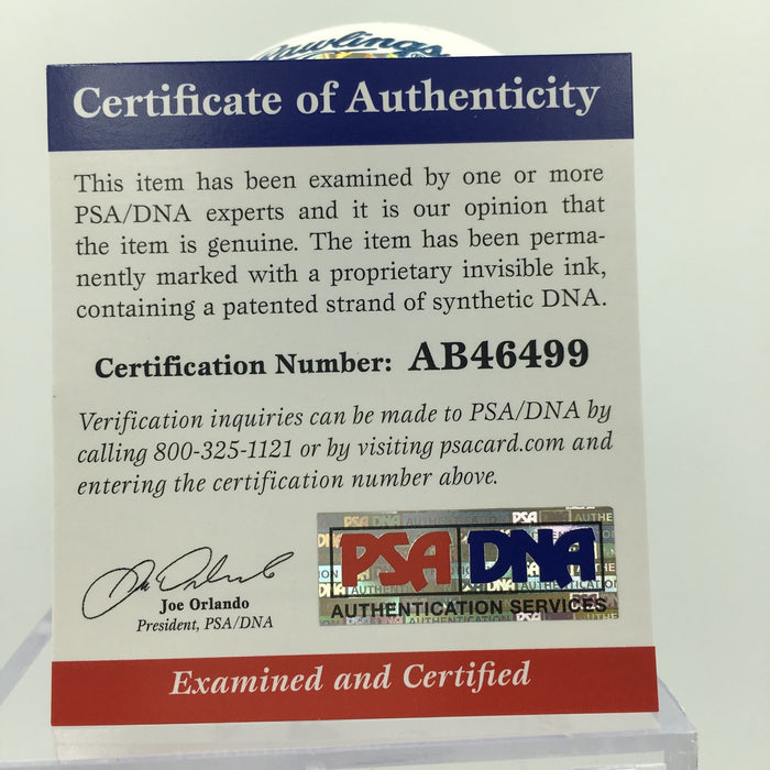 Dwight Doc Gooden Signed Heavily Inscribed MLB Baseball PSA DNA COA