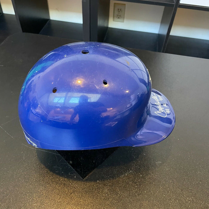 Carlos Beltran 1999 ROY Signed Game Used Kansas City Royals Helmet JSA COA