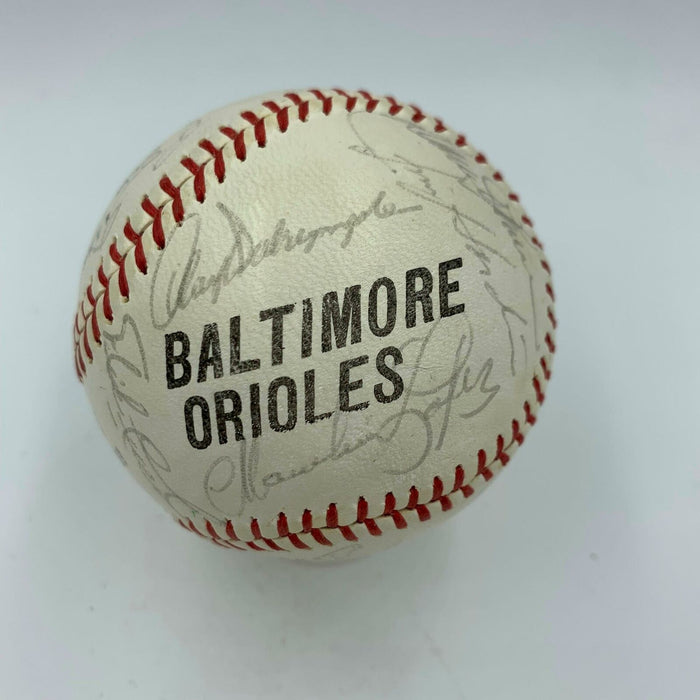 1969 Baltimore Orioles American League Champs Team Signed Baseball JSA COA