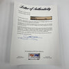 Joe Dimaggio Signed Game Model Baseball Bat PSA DNA & JSA COA