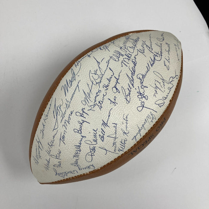 1966 Los Angeles Rams Team Signed Football Fearsome Foursome 57 Sigs JSA COA