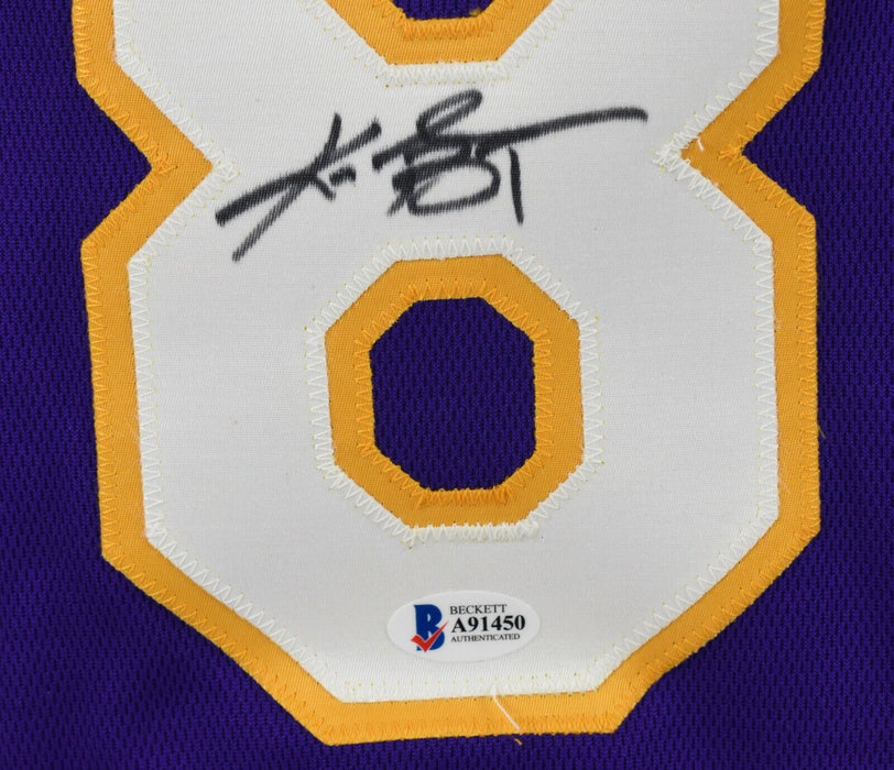 Kobe Bryant Signed 2000-01 Los Angeles Lakers Game Issued Finals Jersey PSA DNA