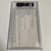 Extraordinary Harry Hooper Signed Postcard With His Family Tree PSA DNA & JSA