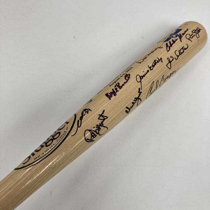 1982 Milwaukee Brewers American League Champs Team Signed Baseball Bat MLB Holo