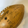 1975 Texas Longhorns Team Signed Football 50+ Sigs Earl Campbell JSA COA