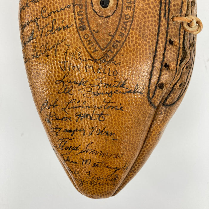 1946 Notre Dame Fighting Irish NCAA National Champs Team Signed Football PSA DNA