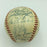 Beautiful 1956 Cleveland Indians Team Signed American League Baseball JSA COA