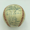 Beautiful 1956 Cleveland Indians Team Signed American League Baseball JSA COA