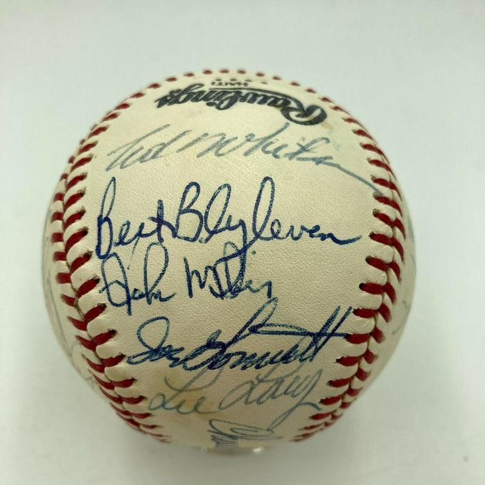 1979 Pittsburgh Pirates World Series Champs Team Signed NL Baseball JSA COA