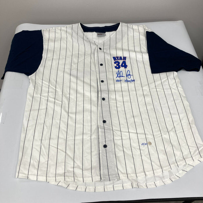 Nolan Ryan "HOF 7/25/1995" Signed Express to Cooperstown Jersey JSA COA 28/99