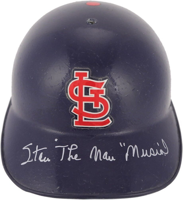 Stan Musial "The Man" Signed Authentic St. Louis Cardinals Helmet JSA COA