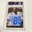 1993 Fleer Michael Irvin Signed Promo Card With Fleer Stamp PSA DNA RARE