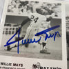 Willie Mays Signed Vintage Bally's Photo PSA DNA Certified Auto