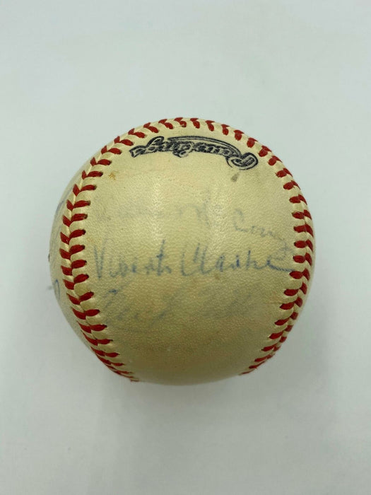 Willie Mccovey Pre Rookie 1957 Dallas Eagles Team Signed Minor League Baseball