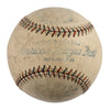 Rare Billy Sunday Single Signed 1925 American League Baseball Evangelist JSA COA