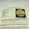 Mickey Mantle & Joe Dimaggio 1974 Hall Of Fame Induction Signed Baseball JSA COA