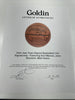 1990-91 Utah Jazz Team Signed Game Used Basketball Karl Malone Collection JSA