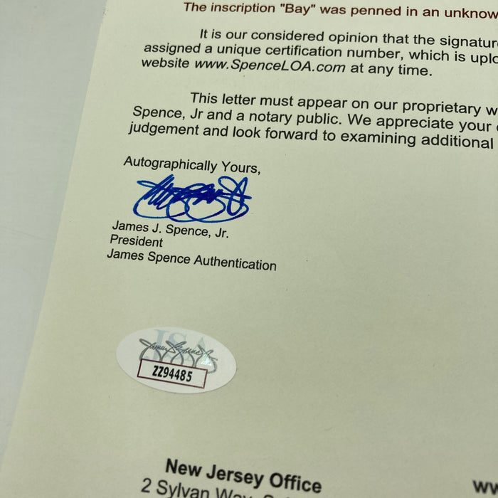 Stunning 1955 Hall Of Fame Induction Signed Baseball 25 Sigs Jimmie Foxx JSA COA