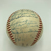 1953 All Star Game Team Signed Baseball With Jackie Robinson 25 Sigs Beckett COA