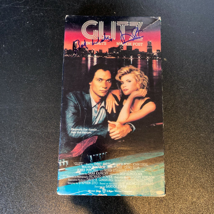 Jimmy Smits Signed Autographed Glitz Vintage VHS Movie JSA COA
