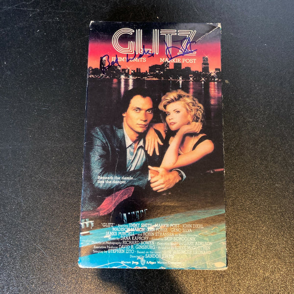Jimmy Smits Signed Autographed Glitz Vintage VHS Movie JSA COA