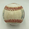 Mickey Mantle Joe Dimaggio Willie Mays Duke Snider Signed Baseball JSA COA