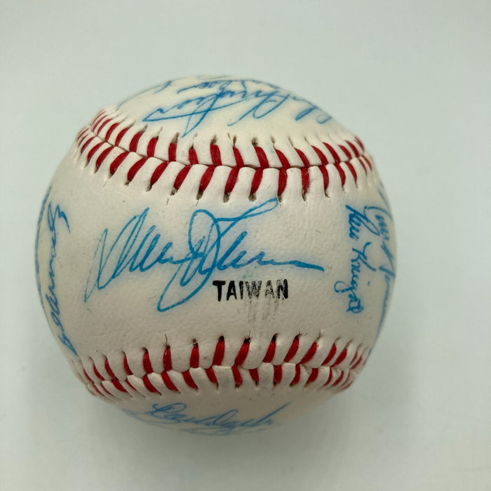 1985 - 1986 New York Mets Team Signed Baseball 28 Sigs With Gary Carter