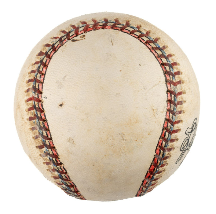 Beautiful Lloyd Waner Hand Painted George Sosnak Folk Art Signed Baseball