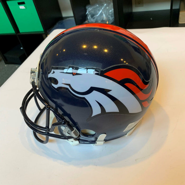 Terrell Davis Signed Denver Broncos Full Size Super Bowl Helmet JSA COA & UDA