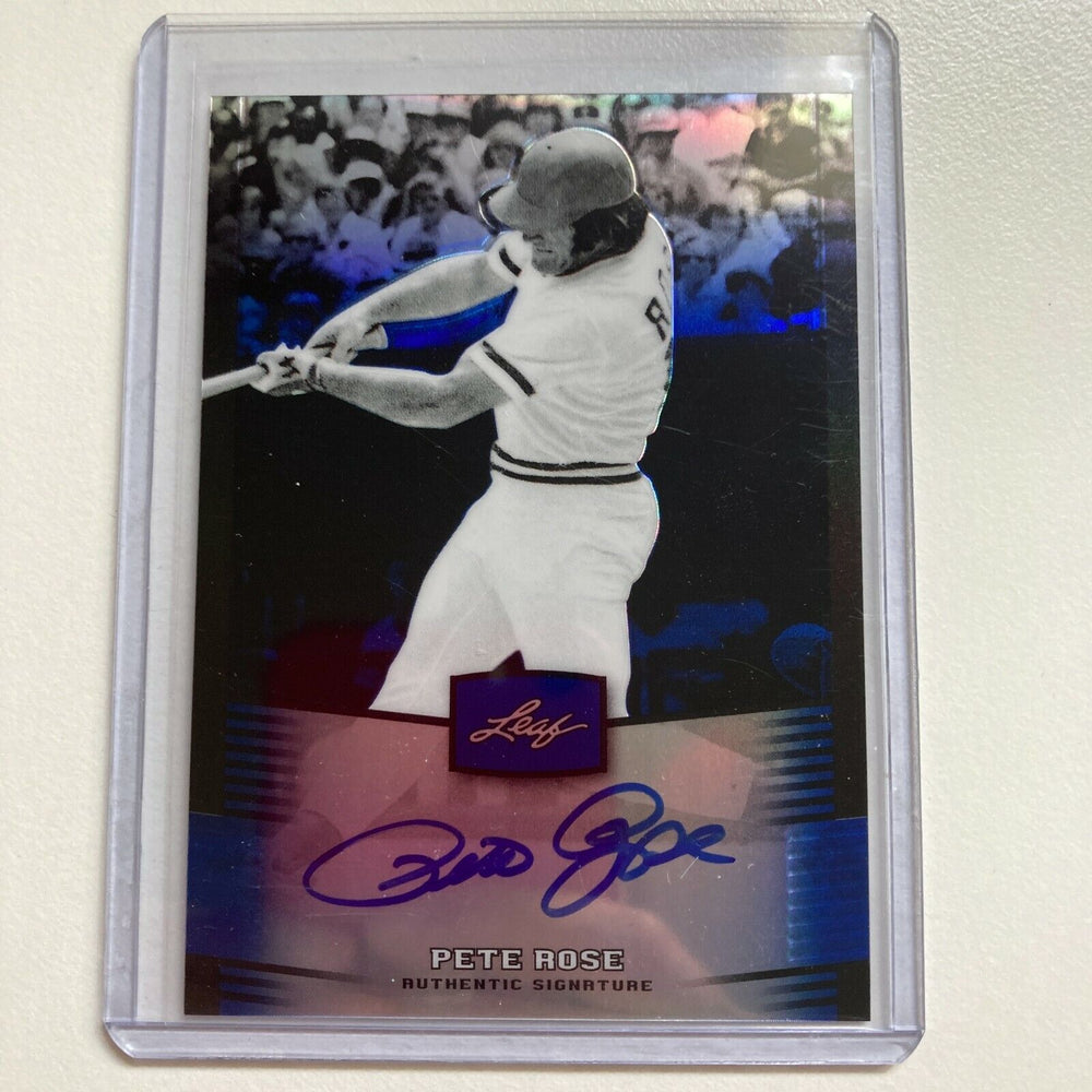 2012 Leaf Pete Rose #12/25 Auto Signed Autographed Baseball Card