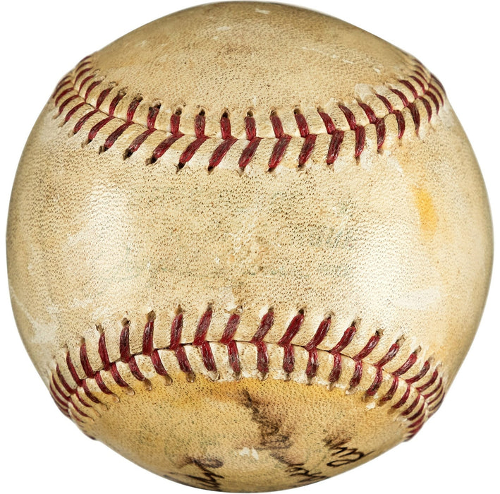 Tony Conigliaro Signed 27th Career Actual Home Run Game Used Baseball Beckett