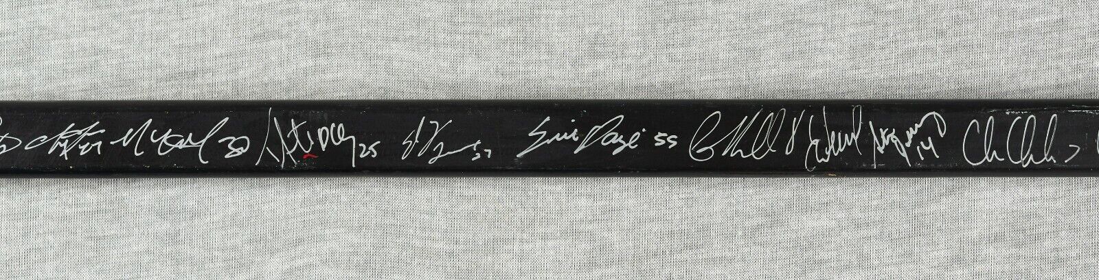 1998-99 Chicago Blackhawks Team Signed Krivokrasov Game Used Hockey Stick BAS